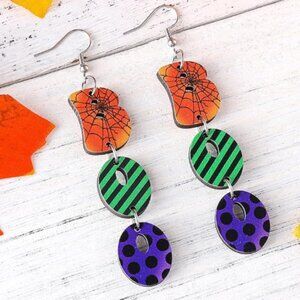BOO Halloween Fall Earrings